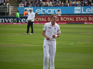 Stuart Broad to open from the new  pavillion end