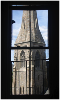 Columbus spire window