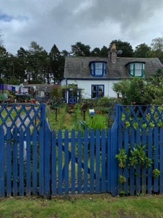 Blue cottage